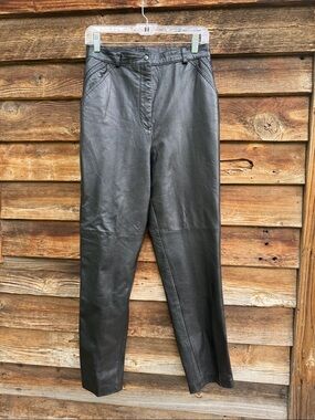 Vintage suzelle leather pants